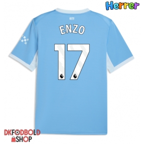 Manchester City Enzo Fernandez #17 Hjemmebanetrøje 2026-27 Kort ærmer